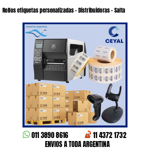 Rollos etiquetas personalizadas – Distribuidoras – Salta