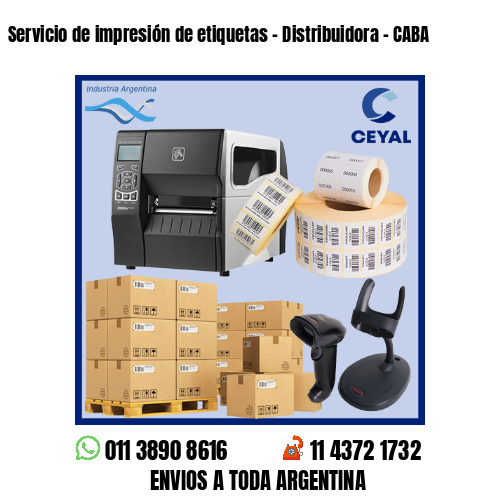 Servicio de impresión de etiquetas – Distribuidora – CABA