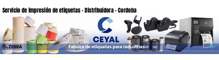 Servicio de impresión de etiquetas - Distribuidora - Cordoba