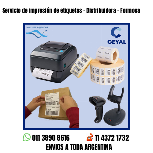 Servicio de impresión de etiquetas – Distribuidora – Formosa