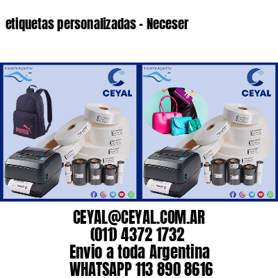 etiquetas personalizadas – Neceser