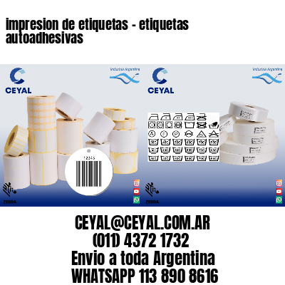 impresion de etiquetas – etiquetas autoadhesivas