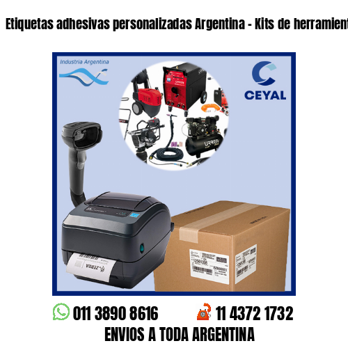 Etiquetas adhesivas personalizadas Argentina – Kits de herramientas