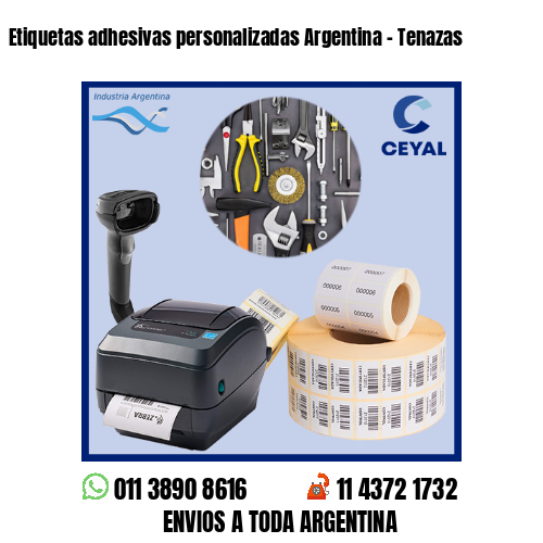 Etiquetas adhesivas personalizadas Argentina – Tenazas