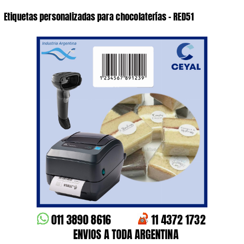 Etiquetas personalizadas para chocolaterías – RED51