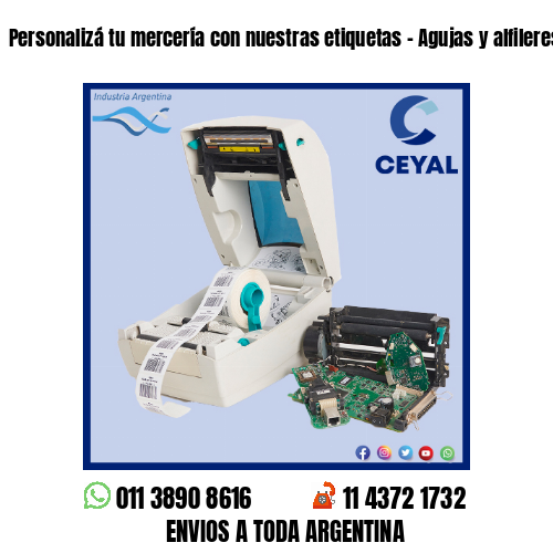 Personalizá tu mercería con nuestras etiquetas – Agujas y alfileres