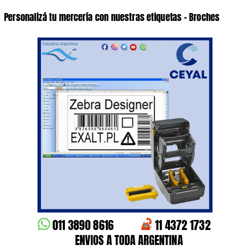 Personalizá tu mercería con nuestras etiquetas – Broches