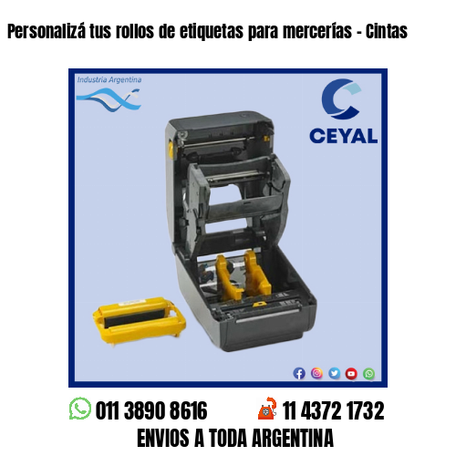 Personalizá tus rollos de etiquetas para mercerías – Cintas