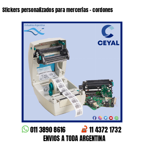 Stickers personalizados para mercerías – cordones