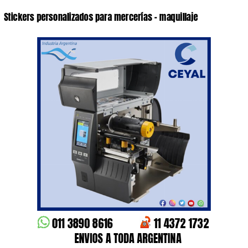 Stickers personalizados para mercerías – maquillaje