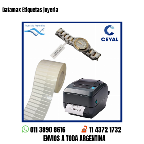 Datamax Etiquetas joyeria