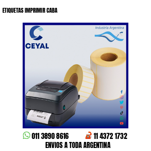 ETIQUETAS IMPRIMIR CABA