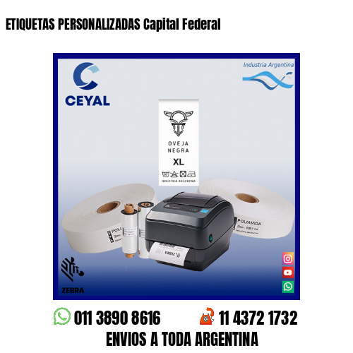 ETIQUETAS PERSONALIZADAS Capital Federal