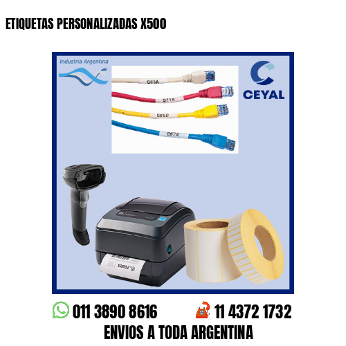 ETIQUETAS PERSONALIZADAS X500