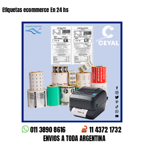 Etiquetas ecommerce En 24 hs