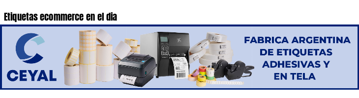 Etiquetas ecommerce en el dia