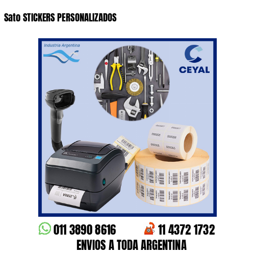 Sato STICKERS PERSONALIZADOS