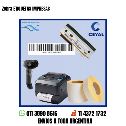 Zebra ETIQUETAS IMPRESAS