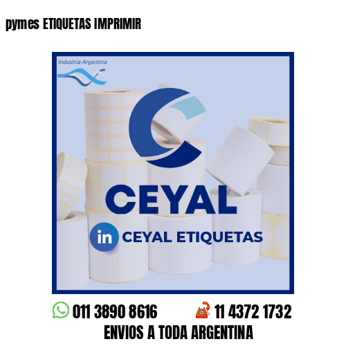 pymes ETIQUETAS IMPRIMIR