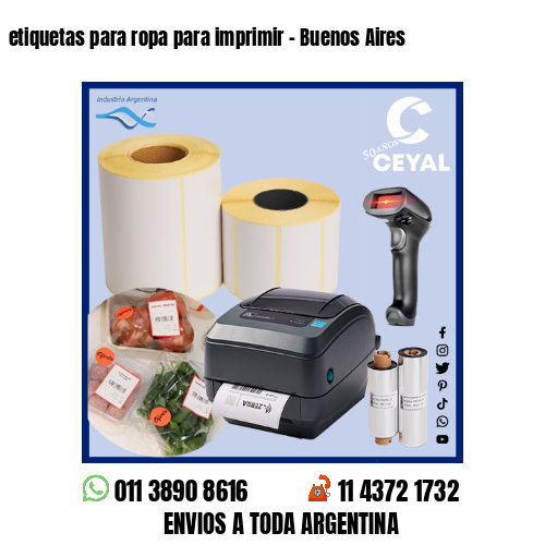 etiquetas para ropa para imprimir – Buenos Aires
