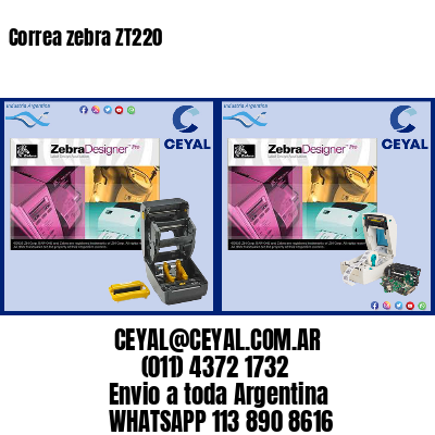 Correa zebra ZT220