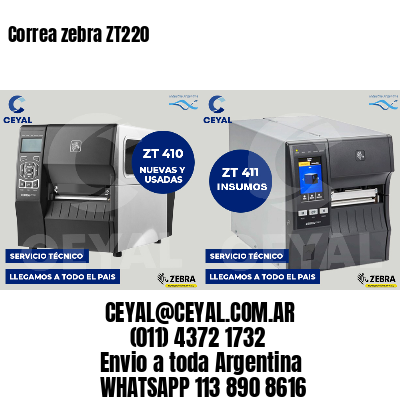 Correa zebra ZT220
