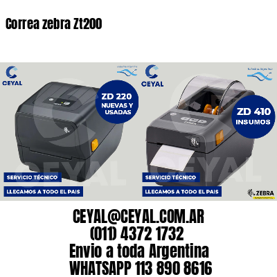 Correa zebra Zt200