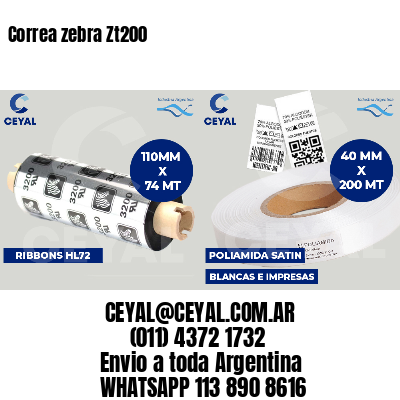 Correa zebra Zt200