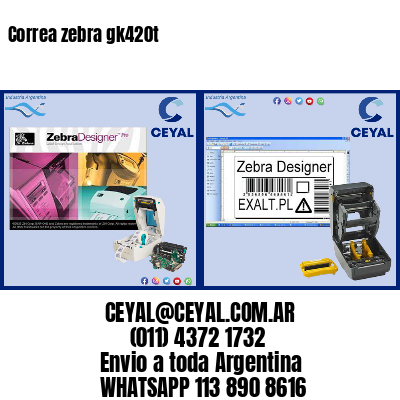Correa zebra gk420t