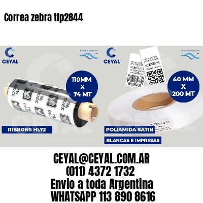 Correa zebra tlp2844