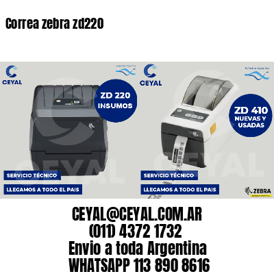 Correa zebra zd220