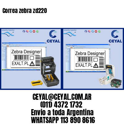 Correa zebra zd220