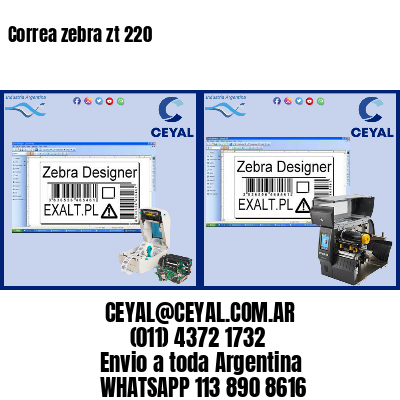 Correa zebra zt 220