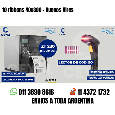 10 ribbons 40x300 - Buenos Aires