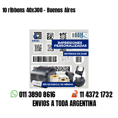 10 ribbons 40x300 - Buenos Aires