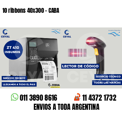10 ribbons 40x300 - CABA