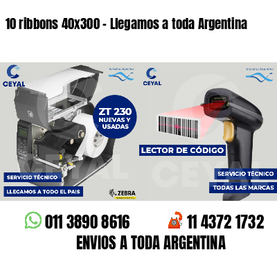 10 ribbons 40x300 - Llegamos a toda Argentina