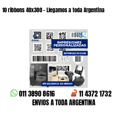 10 ribbons 40x300 - Llegamos a toda Argentina