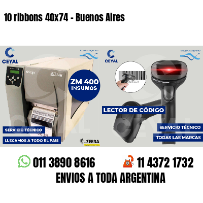 10 ribbons 40x74 - Buenos Aires