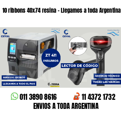 10 ribbons 40x74 resina - Llegamos a toda Argentina