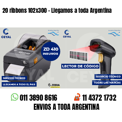 20 ribbons 102x300 - Llegamos a toda Argentina