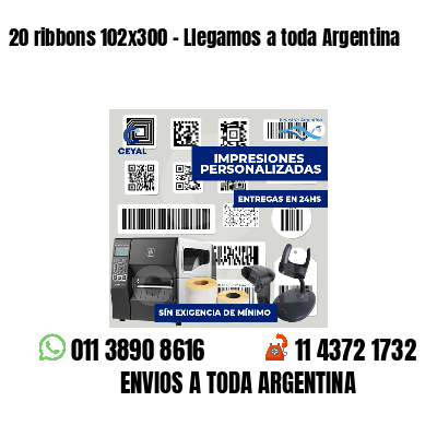 20 ribbons 102x300 - Llegamos a toda Argentina