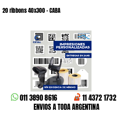 20 ribbons 40x300 - CABA