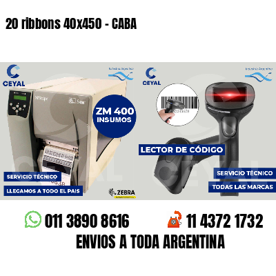 20 ribbons 40x450 - CABA