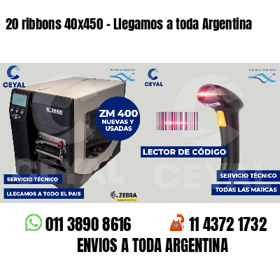 20 ribbons 40x450 - Llegamos a toda Argentina