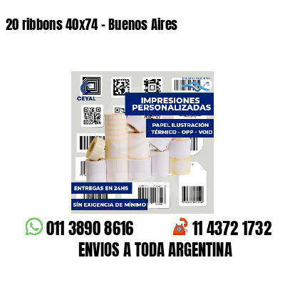 20 ribbons 40x74 - Buenos Aires