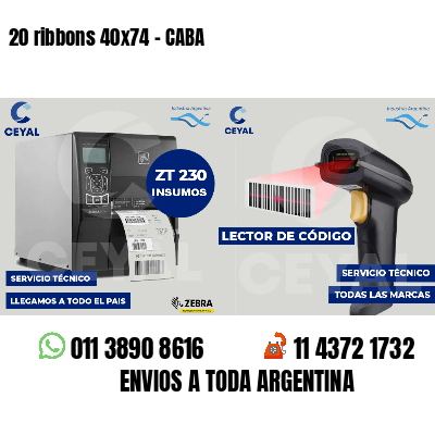 20 ribbons 40x74 - CABA
