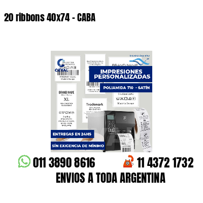 20 ribbons 40x74 - CABA