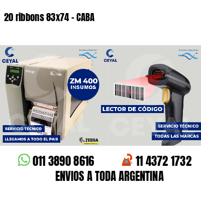 20 ribbons 83x74 - CABA