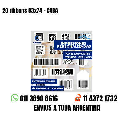 20 ribbons 83x74 - CABA